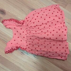 Valentine's Day Toddler Heart Pink Dress 3T